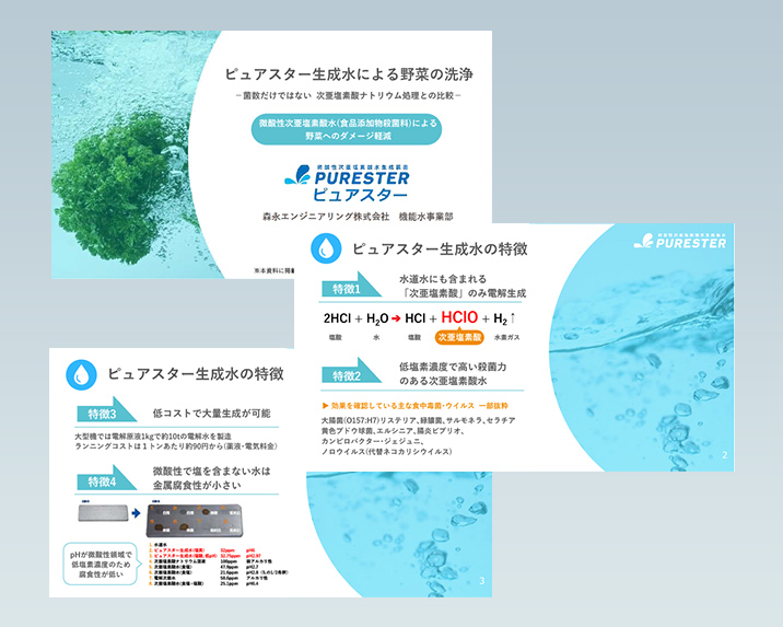 ピュアスター説明資料4 野菜洗浄への活用