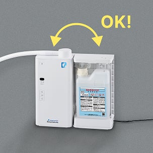 本体と電解原液ボトルカバー