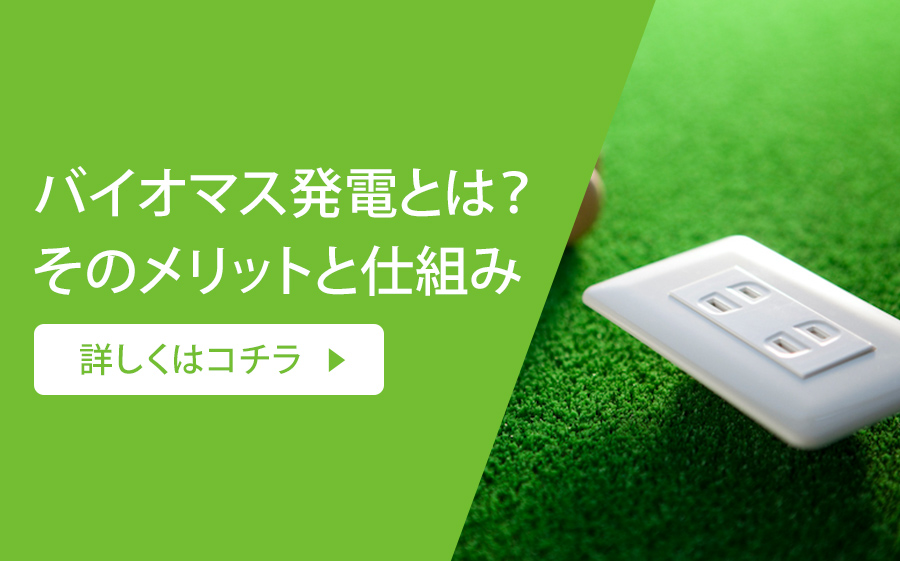 バイオマス発電とは？そのメリットと仕組み